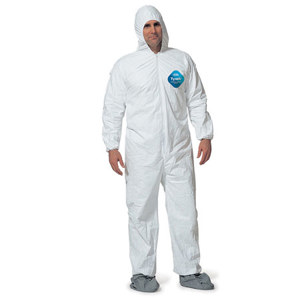  Safariland Tyvek Coveralls (Head & Feet), 4X-Large 