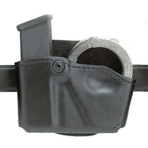  Safariland Paddle Style Magazine Holder & Handcuff Pouch for Heckler & Koch USP 9mm/9C/USP .40/.40C/P2000 12 Round Guns, Left Handed, Tactical Black 