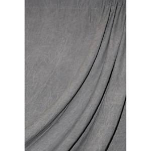  Savage Accent Series, 10x12' Washed Reversible Muslin Background, Color; Dark Gray, Color: Medium Gray 