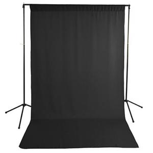  Savage Economy Background Support Stand with 5x9' Black Backdrop, 20lbs Load Capacity 