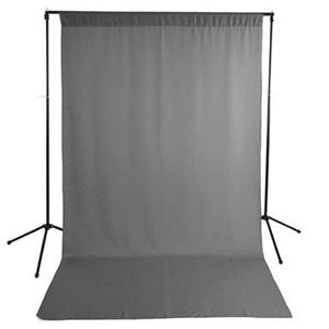  Savage Economy Background Support Stand with 5x9' Gray Backdrop, 20lbs Load Capacity 