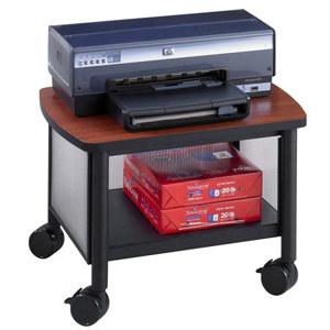  Safco SAF1862 Impromptu Under Table Printer Stand - 20.5W x 16.5D x 14.5H", Black 
