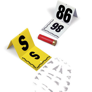  Safariland EVI-PAQ Standard ID Tents, 81-100 Sequence, White 