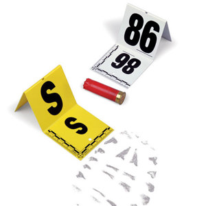  Safariland EVI-PAQ Standard ID Tents, 81-100 Sequence, Yellow 