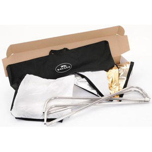  Savage SW105K 3'3"x3'3" ProScrim Standard Warm Reflector Kit with Frame & Textiles. 