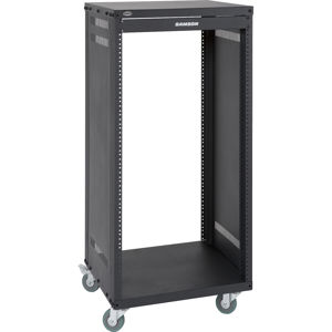 Samson SRK21 Universal 21-Space Rack Stand with Casters: Picture 1 regular