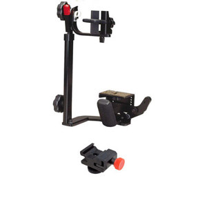 Stroboframe Pro-RL Flash Bracket with Shoe Mount Flash Adapter 