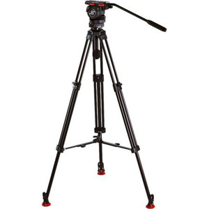 Sachtler 0372 System FSB 4 MD with FSB 4 Fluid Head, Aluminum Tripod Legs DA 75 Long (#4183), Set Mid-Level Spreader 75 (#7011) & Padded Bag DV 75 L (#9109), Supports 8 lbs, Maximum Height 62"