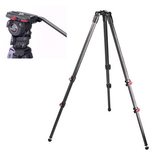  Sachtler 0478 System FSB 6 / 2 HD M Includes FSB 6 Fluid Head (0407), ENG 75/2 DHD Tripod (S2034-0001), Set Mid-level Spreader 75 HD (7008) And Padded Bag (9108) 
