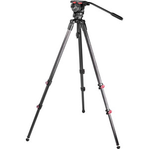  Sachtler Telescopic Tripod TT 75/2 CF with FSB 8 Fluid Head 