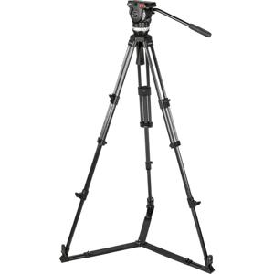  Sachtler Ace L GS CF Tripod System with Ground Spreader, 13.2 lbs Head Load Capacity, 22.4 to 68.1" Height Range, 2-Stage Carbon Fiber Tripod Legs 