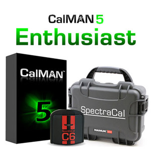  SpectraCal CalMAN Enthusiast Bundle with C6 colorimeter 