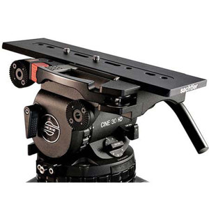 Sachtler Cine 30 Film HD Fluid Head with 150mm Ball, Maximum Load 77 Lbs. 