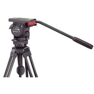  Sachtler FSB 6T Pro Video Fluid Head, (75mm Ball) 3+3 Damping, Touch & Go Plate DV, & Single Pan Bar 
