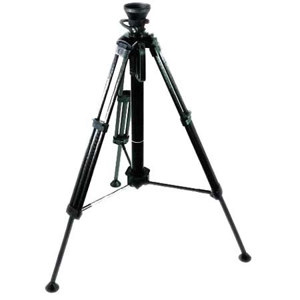  Sachtler Hot-Pod 10, Carbon Fiber 1 Stage Tripod Legs with 100mm Bowl, Pneumatic Column and Integrated Mid-Level Spreader, Supports 55 lbs. 