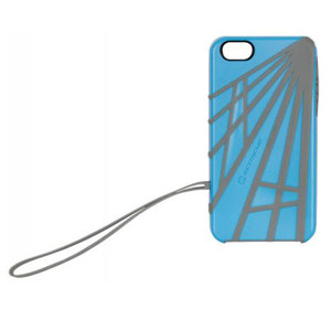 Scosche strapSHIELD Sport Cover with Strap for iPhone 5, Blue/Gray: Picture 1 regular