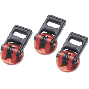  Sachtler Rubber Feet with Locking Device for Tripods with the Off-Ground Spreader and for the Pedestal CII Camera Support, Set Of 3. 