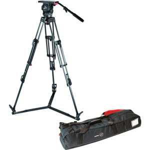  Sachtler 18 S1 ENG 2 Carbon Fiber Tripod / Fluid Head System, Supports 40 lbs., Max Height 67" 
