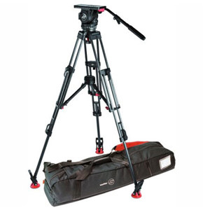  Sachtler 18 S1 ENG 2 M Carbon Fiber Tripod / Fluid Head System, Supports 40 lbs., Max Height 66" 
