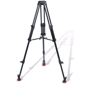  Sachtler ENG 75/2 D 75mm Aluminium Tripod, 44 lbs Load Capacity, 23.6-56.7" Height with Mid-Level Spreader 