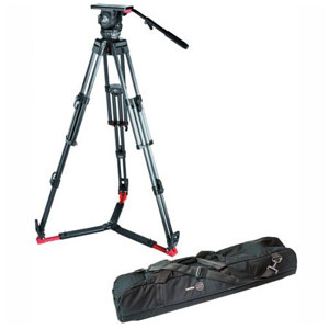  Sachtler 20 S1 HD CF System, with ENG 2 CF HD Tripod, Supports 55 lbs., Max Height 70" 
