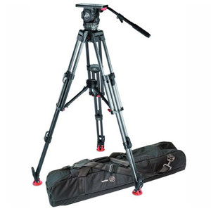  Sachtler 20 S1 HD MCF System, with ENG 2 CF HD Tripod, Supports 55 lbs., Max Height 68" 