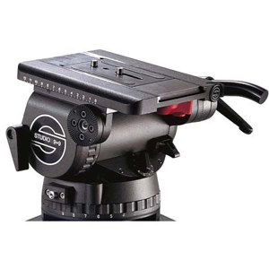  Sachtler Studio 9+9 Film Fluid Head with 150mm Ball, Maximum Load 121 Lbs. 
