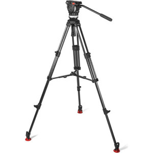  Sachtler 1011 System Ace L MS CF Tripod Head and Legs, 13.2 lbs Head/44 lbs Legs Capacity, 66.9" Max Height 