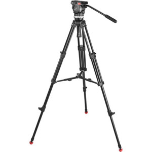  Sachtler 1001 Ace M MS System with Ace M Fluid Head, Tripod, Mid-Level Spreader, Bag, Camera Mounting Plate, Pan Bar 