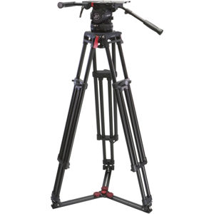  Sachtler Cine 30 Tripod System with Cine 30 HD Fluid Head, Cine Mitchell L Aluminum Tripod and Spreader Cine Ground-Level Spreader, Supports 77 lbs 