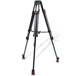  Sachtler Speed Lock 75 Carbon Fiber Tripod with Set Mid-Level Spreader 75, Supports 44 lbs., Max Height 57" 