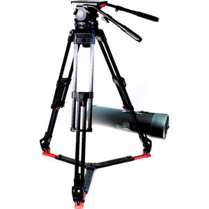  Sachtler Video 25 EFP 2 CF Tripod System with Video 25 Plus Fluid Head, EFP 2 CF Tripod, Spreader SP 100/150, Padded Bag EFP 2, Supports 77 lbs. 
