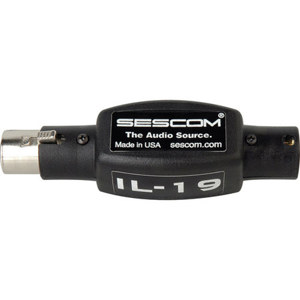 Sescom IL-19 Inline Audio Hum Eliminator: Picture 1 regular
