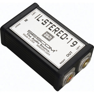 Sescom IL-STEREO-19 2-Channel Audio Hum Eliminator: Picture 1 regular