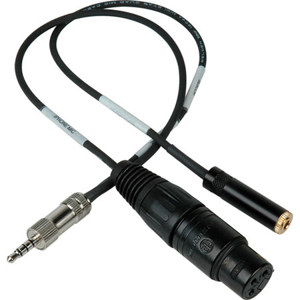 Sescom 1ft iPhone/iPod/iPad TRRS to XLR Mic & 3.5mm Monitoring Jack Cable: Picture 1 regular