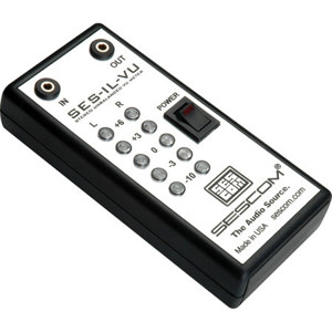 Sescom SES-IL-VU 2 Channel 3.5mm Inline LED Audio VU Meter: Picture 1 regular