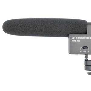 Sennheiser Foam Windscreen for MKE400 Shotgun Microphone: Picture 1 regular