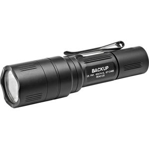  SureFire EB1 Backup Dual-Output Flashlight, 200 High/5 Low Lumens, Aluminum Body, White LED, No-Shroud Tailcap Switch, Black 