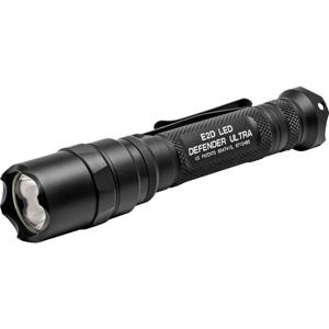  SureFire E2D Defender Ultra Dual-Output LED Flashlight, 5/500 Lumens, 6V, Click Switch, Anodized Aluminum Alloy Body 