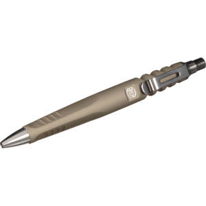  SureFire EWP-03 TAN Writing Pen III with Black Hardware: Diamond-Like Coating on the Pocket Clip, Black Oxide on the Tip and Retractor Button 