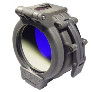 SureFire Blue Filter for 1.25in Dia Flashlight Bezels: Picture 1 regular