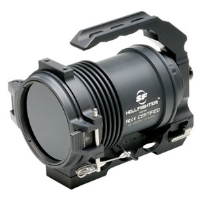  SureFire HellFighter Searchlight / Weaponlight, 3000 Lumens, Amber Filter 