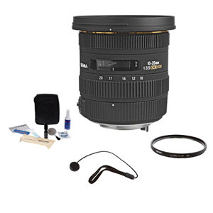  Sigma 10-20mm f/3.5 EX DC HSM AF Zoom Lens Kit, for Pentax Digital SLR Cameras . with Tiffen 82mm UV Filter, Lens Cap Leash, Professional Lens Cleaning Kit 