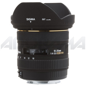  Sigma 10-20mm f/4-5.6 EX DC HSM Autofocus Zoom Lens for Canon EOS Digital SLR Cameras - U.S.A. Warranty 