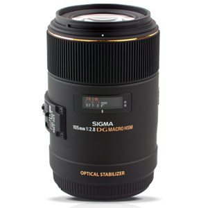  Sigma 105mm f/2.8 EX DG OS HSM Macro Lens for  DSLR Cameras 