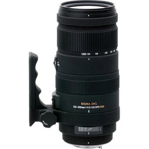 Sigma 120-400mm f/4.5-5.6 DG APO OS (Optical Stabilizer) HSM AutoFocus Telephoto Zoom Lens 728109