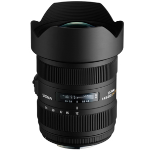 Sigma 12-24mm f/4.5-5.6 II DG HSM Autofocus Super Wide-Angle Zoom Lens 204-101