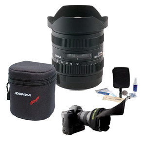 Sigma 12-24mm f/4.5-5.6 II DG HSM Autofocus Super Wide-Angle Zoom Lens KIT-101 A