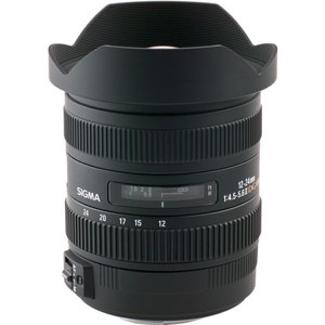 Sigma 12-24mm f/4.5-5.6 II DG HSM Autofocus Super Wide-Angle Zoom Lens 204-205