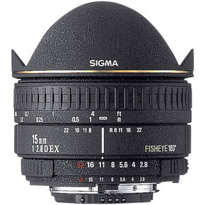 Sigma 15/2.8 EX Fisheye Auto Focus For Nikon: Picture 1 regular